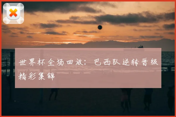 世界杯全场回放：巴西队逆转晋级精彩集锦